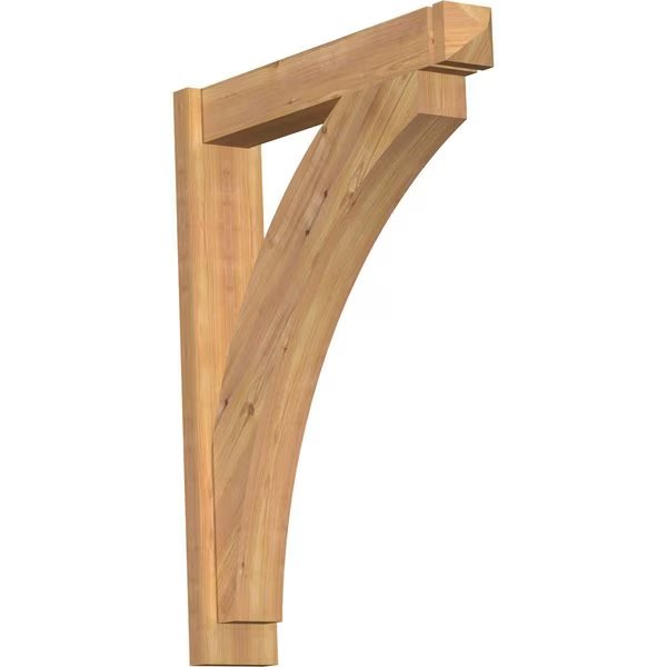 Thorton Smooth Arts and Crafts Outlooker, Western Red Cedar, 5 1/2